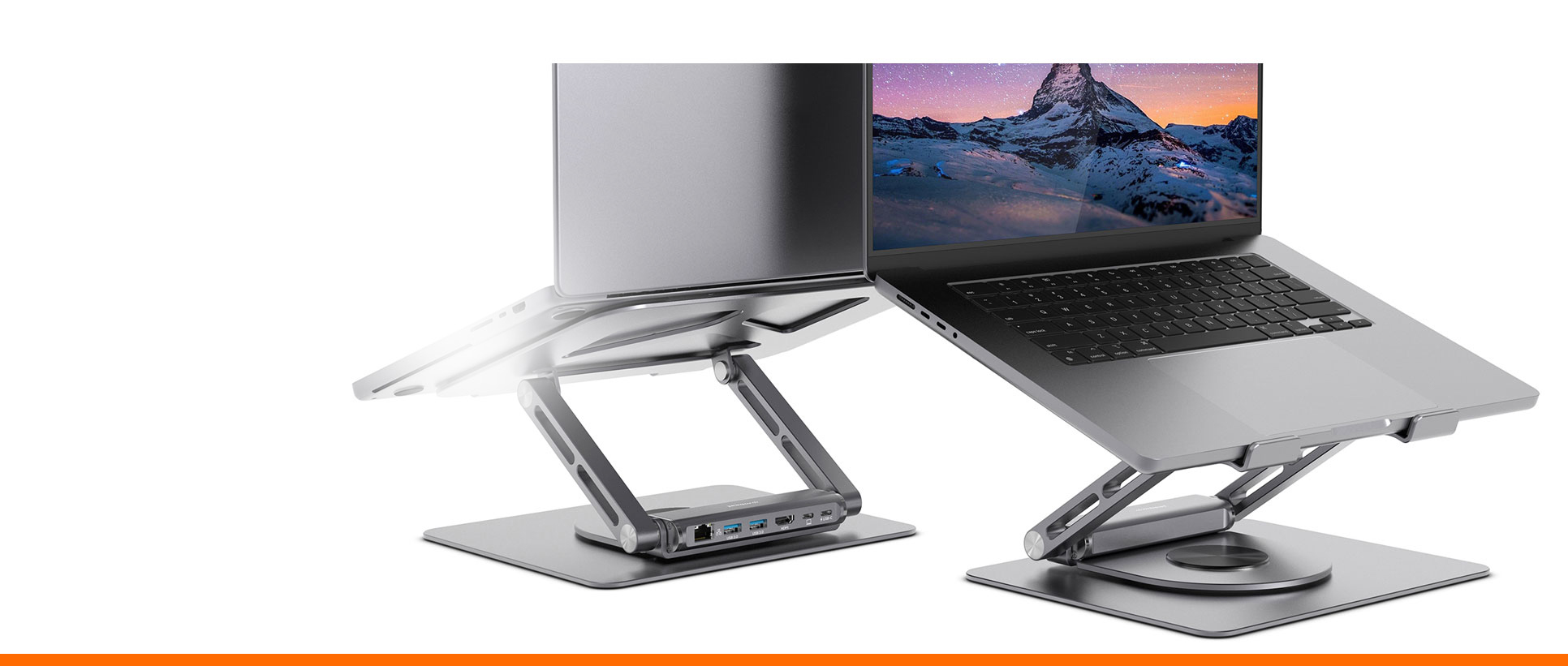 MB-STD-S12GRY USB-C Laptop Stand Dock