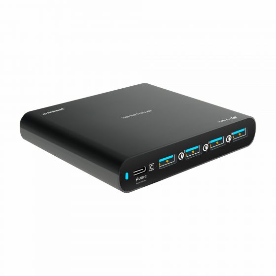 Gorilla Power 5-Port 80W USB-C PD and QC 3.0 Charger