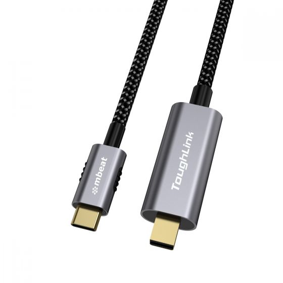 ToughLink 1.8m Braided USBC to Mini DisplayPort Cable
