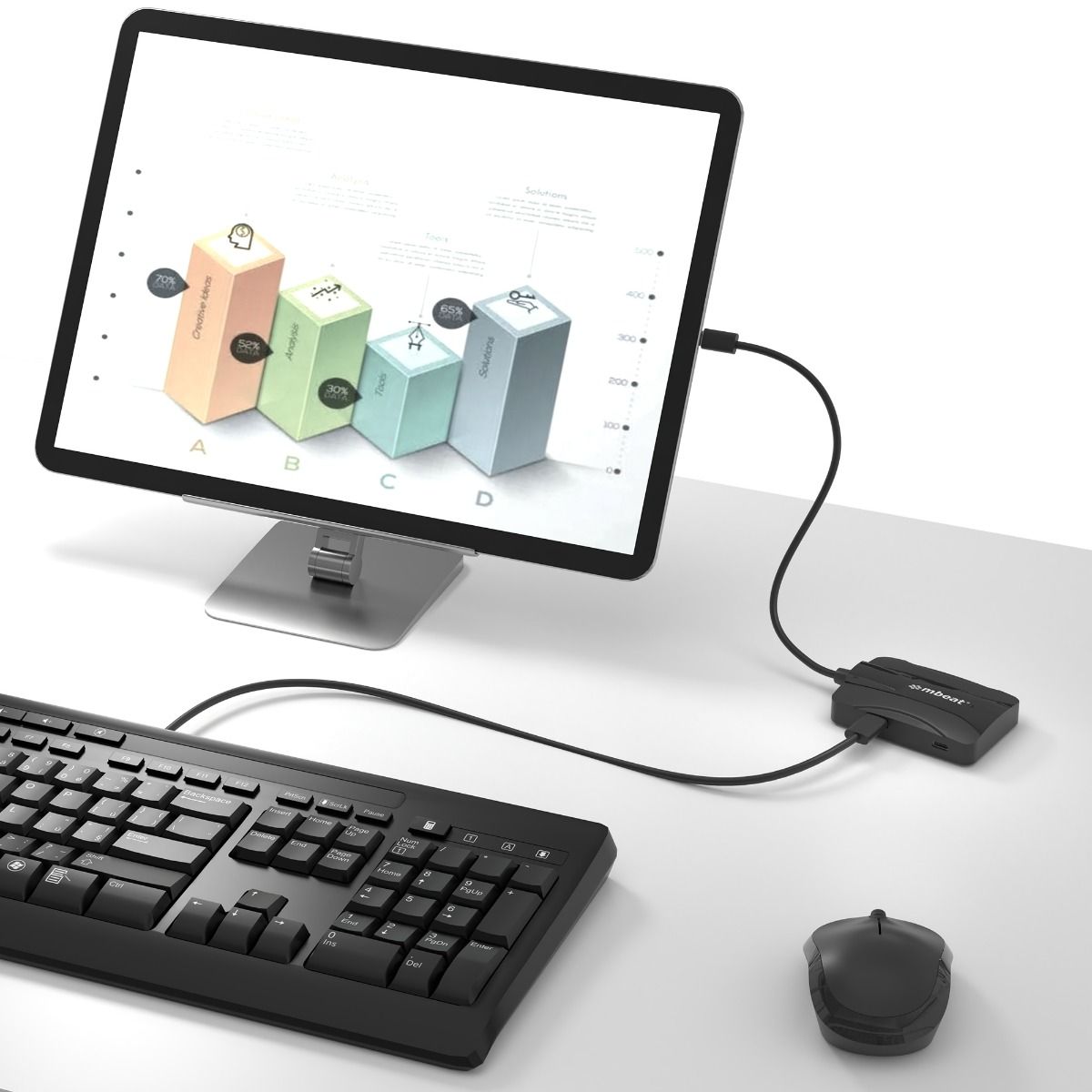 10Gbps USB-C 3.2 Gen 2 Hub | 4-Port mbeat