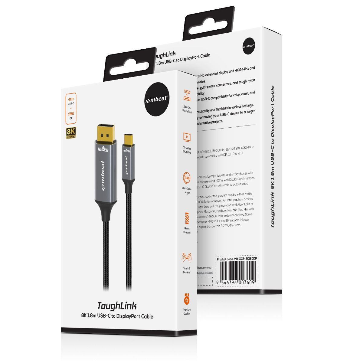 Cavo USB 2.0 V7 1.8m A-B - Collegamento Stampanti, Scanner, Hard Disk - Nero