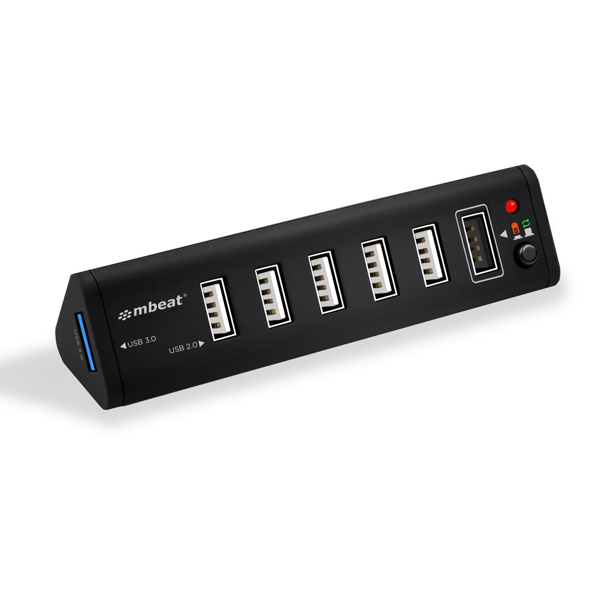 mbeat MBHUB716 7Port USB 3.0 & USB 2.0 Hub with Smart Charging