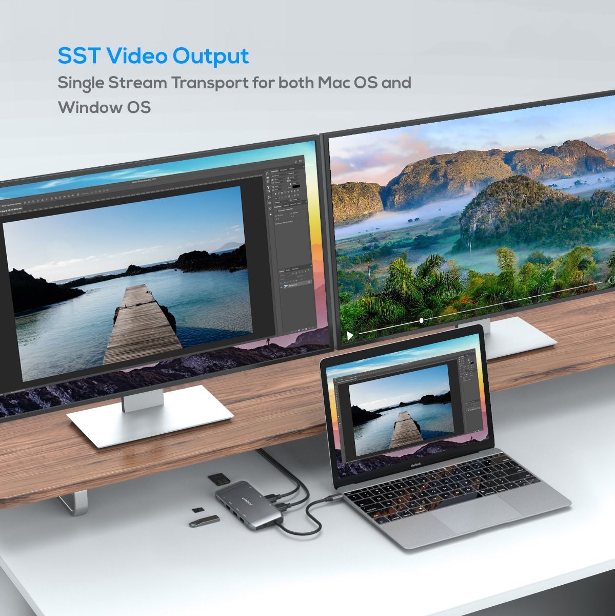 MBUCDX11 Elite X11 Dual HDMI 9in1 USBC Docking Station mbeat