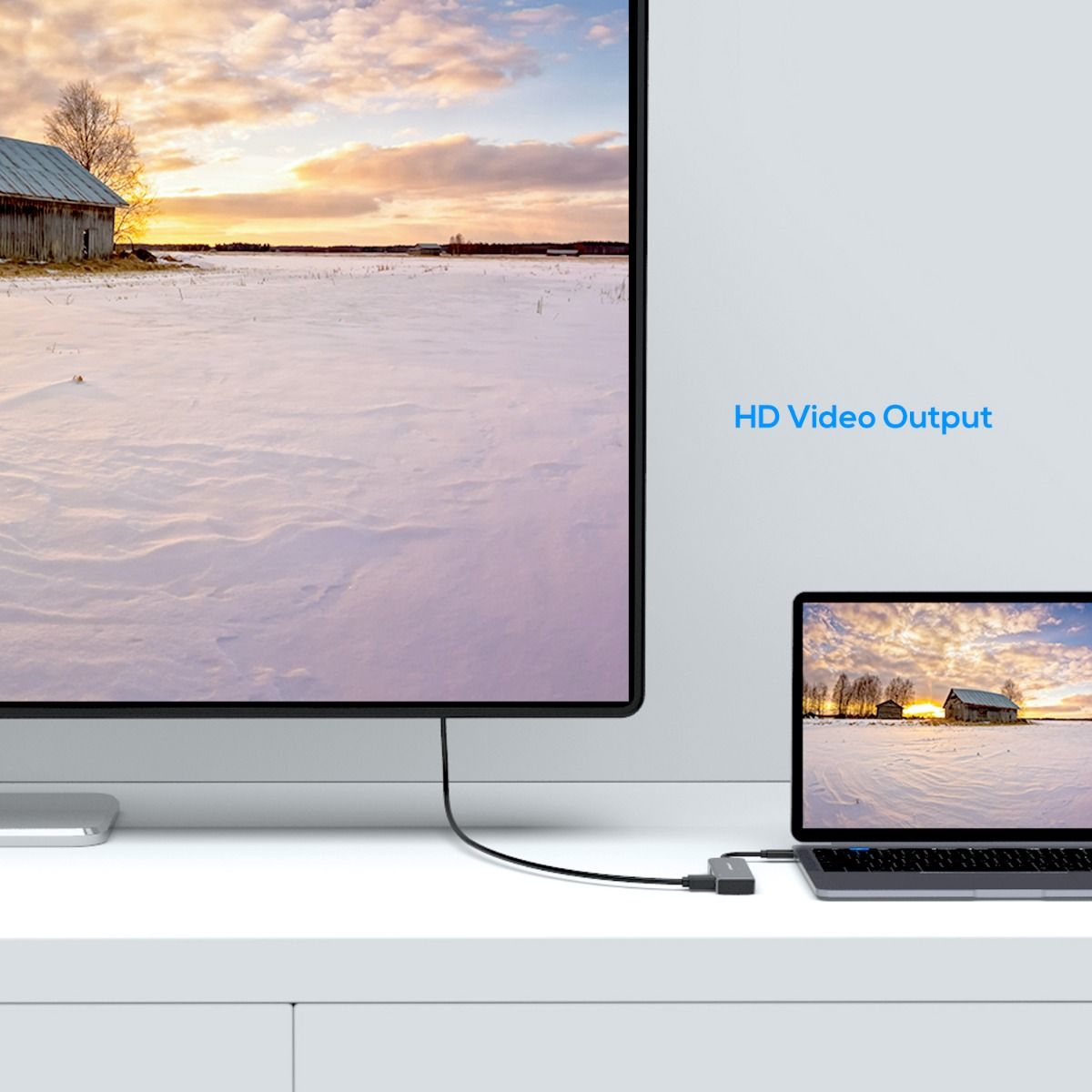 Elite X2 2in1 USBC to HDMI & VGA Adapter