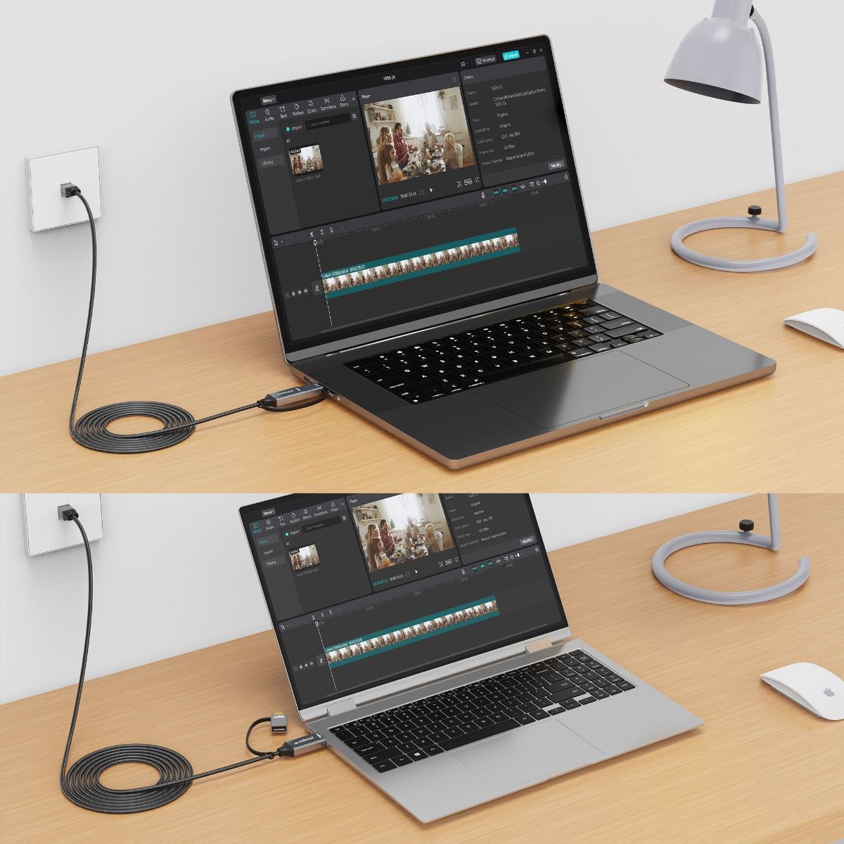mbeat Tough Link 3m USB & USB-C to Gigabit Ethernet Cable| 1Gbps ...