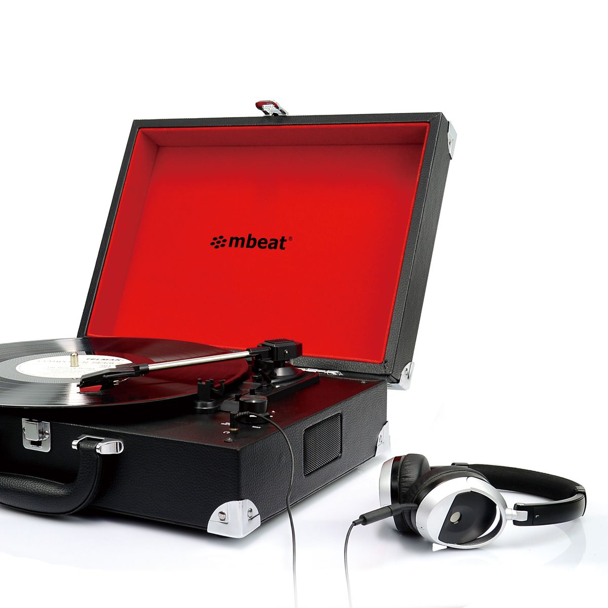 Retro Briefcasestyled USB Turntable Recorder Retro Turntables