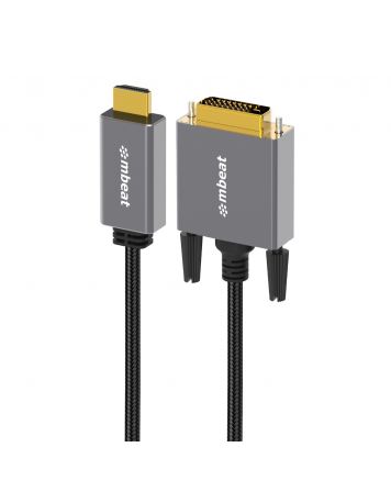 mbeat ToughLink 1.8m HDMI to DVI Cable