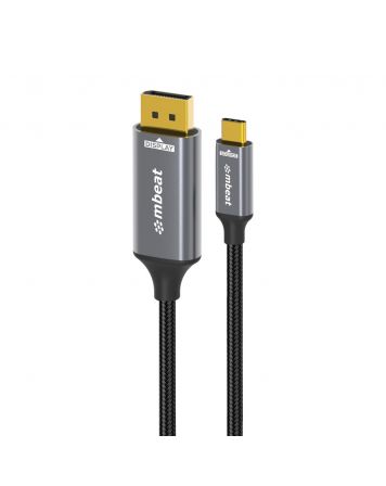 mbeat ToughLink 8K 1.8m USB-C to DisplayPort Cable