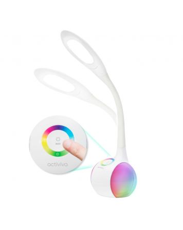 ACTIVIVA LED Desk Lamp With RGB Colour Changing Base