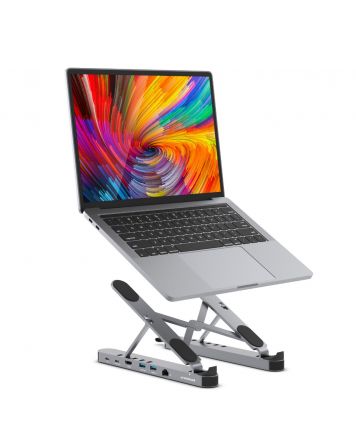 Stage P5 Portable Laptop Stand with USB-C Docking Station