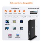 mbeat MB-DOCK-DLD20 universal device compatibility - supports macOS, Windows, Chrome OS, Android and Linux - compatible with MacBook Pro Air M1 M2 M3, Dell XPS, ThinkPad, HP EliteBook, Spectre, Chromebook and Microsoft Surface