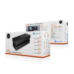 mbeat TB48 Thunderbolt 4 USB4 Docking Station MB-DOCK-TB48 retail packaging — front and rear showing 40Gbps, 8K dual 4K display, 150W power, 2.5GbE networking and 12-in-1 connectivity features