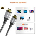 mbeat ToughLink 1.5m Certified 8K HDMI 2.1 Cable