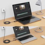 mbeat ToughLink 3m 2-in-1 USB-A & USB-C to RJ45 Gigabit Ethernet Cable