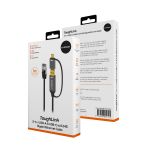 mbeat ToughLink 3m 2-in-1 USB-A & USB-C to RJ45 Gigabit Ethernet Cable