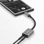 mbeat ToughLink USB-C to Audio & Microphone Adapter supports audio and microphone functions. 