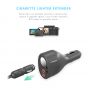 Gorilla Power Dual Port QC3.0 Car Charger and Cigarette Lighter Extender