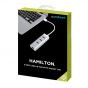 Hamilton 3-Port USB 3.0 Hub with Gigabit Ethernet