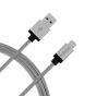 MFI 2m Lightning to USB Cable-Silver