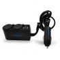 Dual Port USB and Cigarette Lighter Charger with Extension Cord